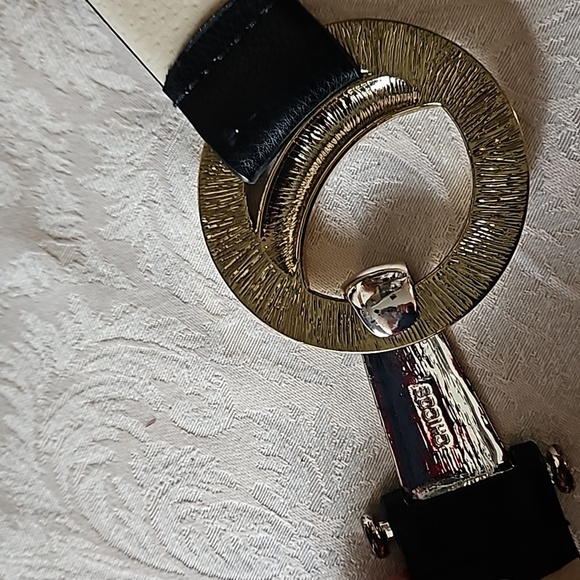 CHICO'S Slide Adjustable Wide Black Belt M/L - Picture 11 of 11